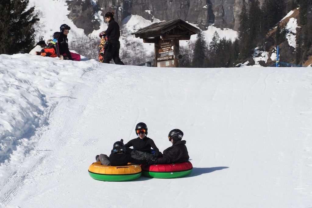 PASSY PLAINE JOUX - luge bouée snowtubbing