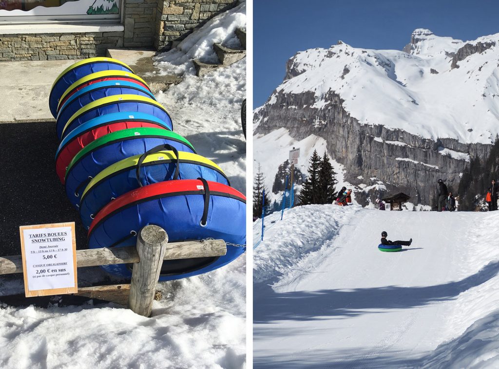 PASSY PLAINE JOUX - luge bouée snowtubbing