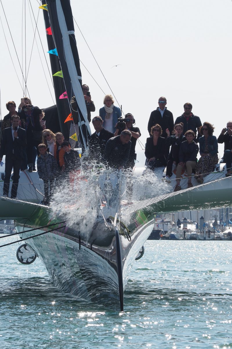 Baptême SODEBO ULTIM3 - Thomas Coville & Mike Horn - Les sables d'Olonne