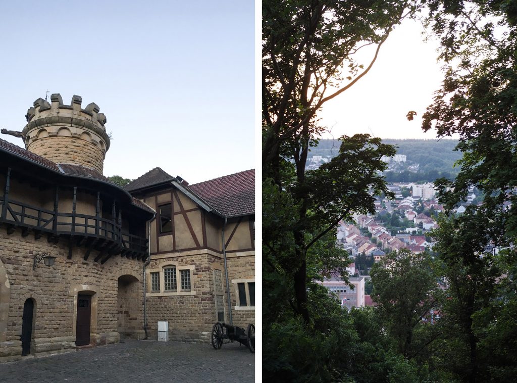 Moselle - Forbach - château du Schlossberg