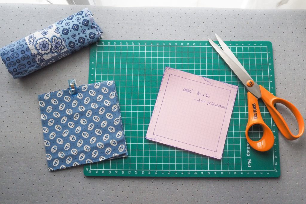 DIY - plaid / édredon patchwork cousu main