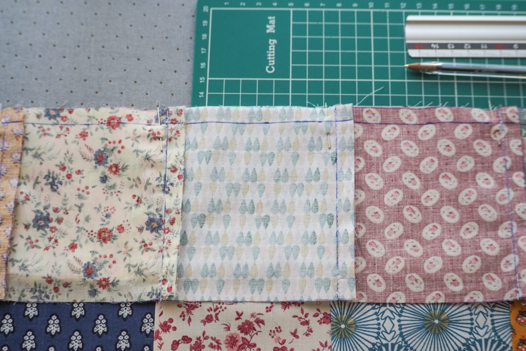 DIY - plaid / édredon patchwork cousu main