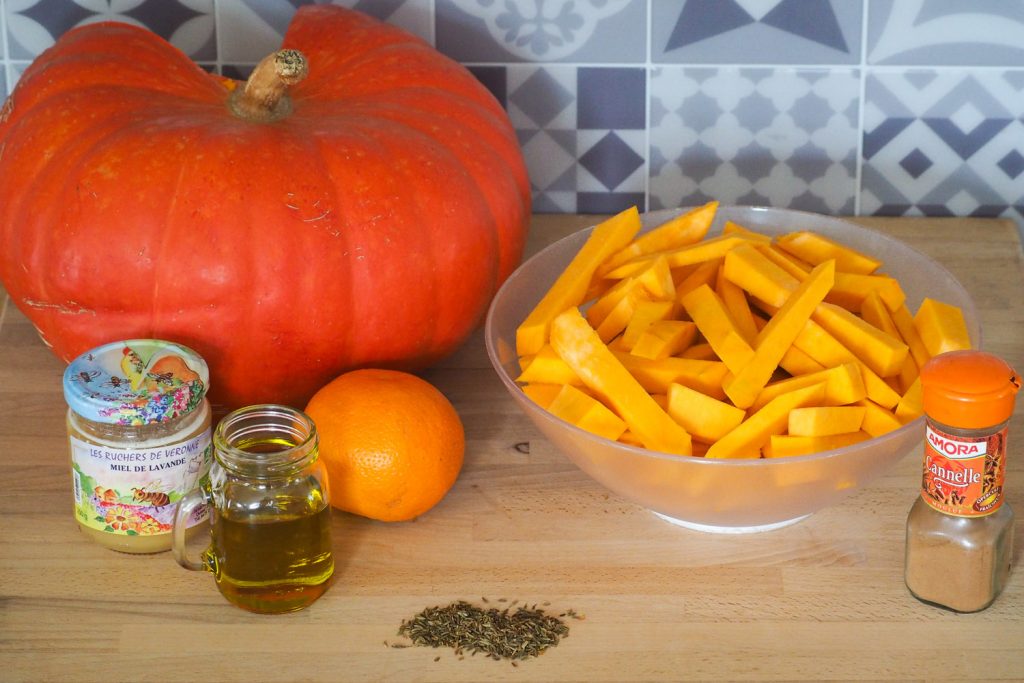 Recette potiron rôti orange cumin miel - recette facile via mercipourlechocolat.fr