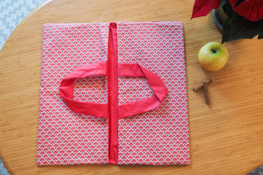 Un joli sac tarte r versible Merci pour le chocolat