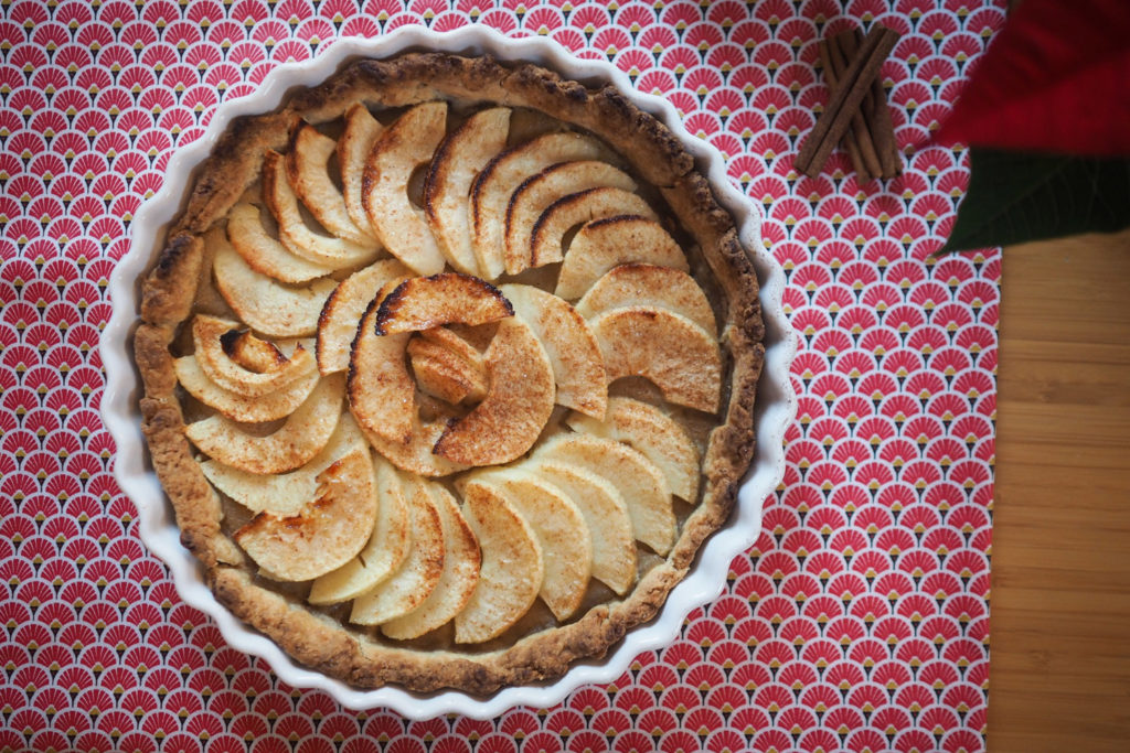 Tarte aux pommes maison - recette toute simple (via mercipourlechocolat.fr)