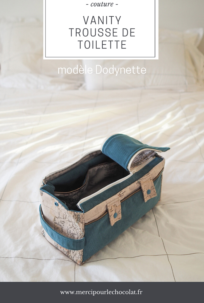 DIY couture : Vanity trousse de toilette Dodynette - via mercipourlechocolat.fr