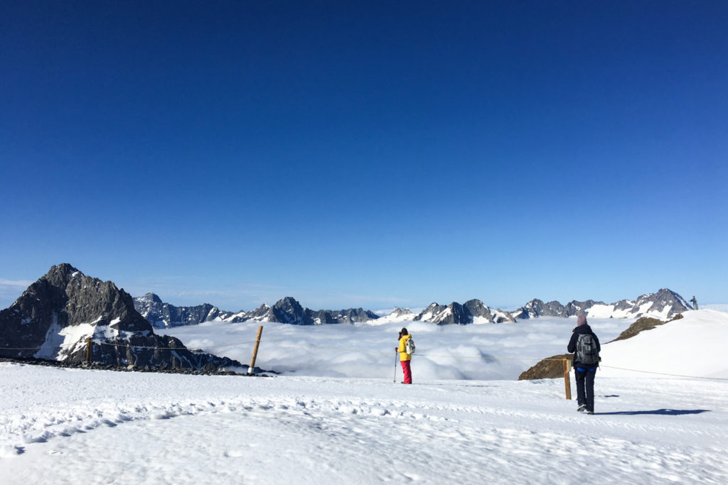 Les 2 Alpes - randonnée sur le glacier