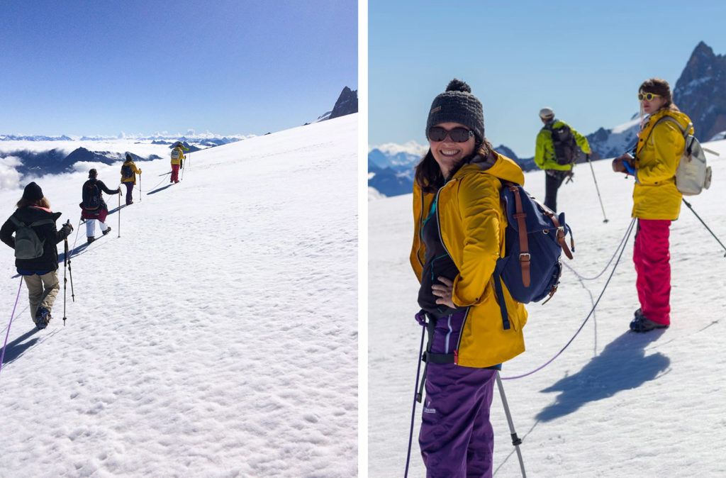 Les 2 Alpes - randonnée sur le glacier