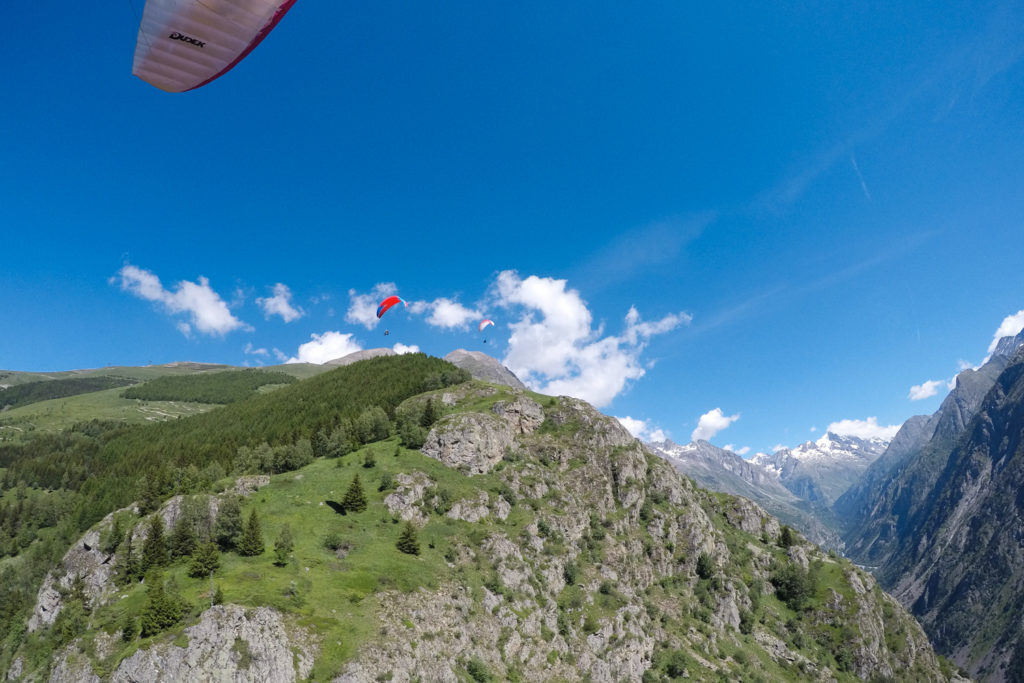 Les 2 Alpes - vol en parapente