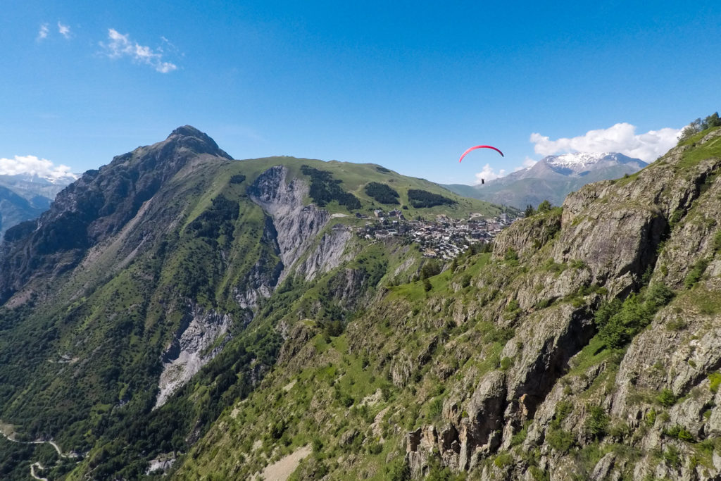 Les 2 Alpes - vol en parapente