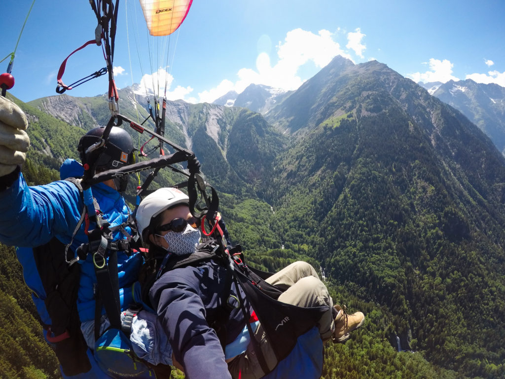 Les 2 Alpes - vol en parapente