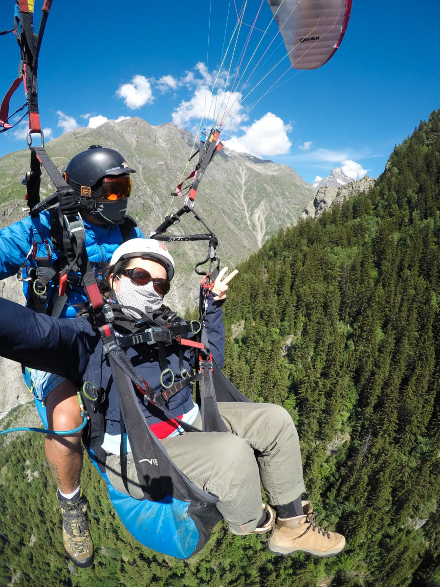 Les 2 Alpes - vol en parapente