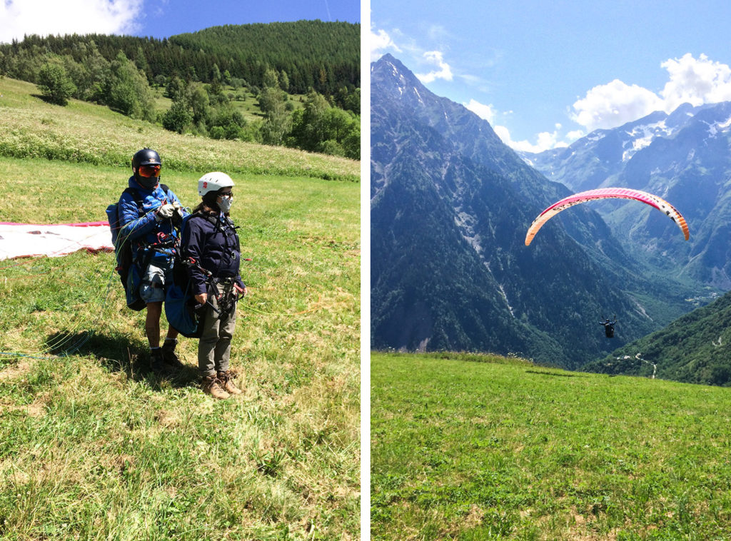 Les 2 Alpes - vol en parapente