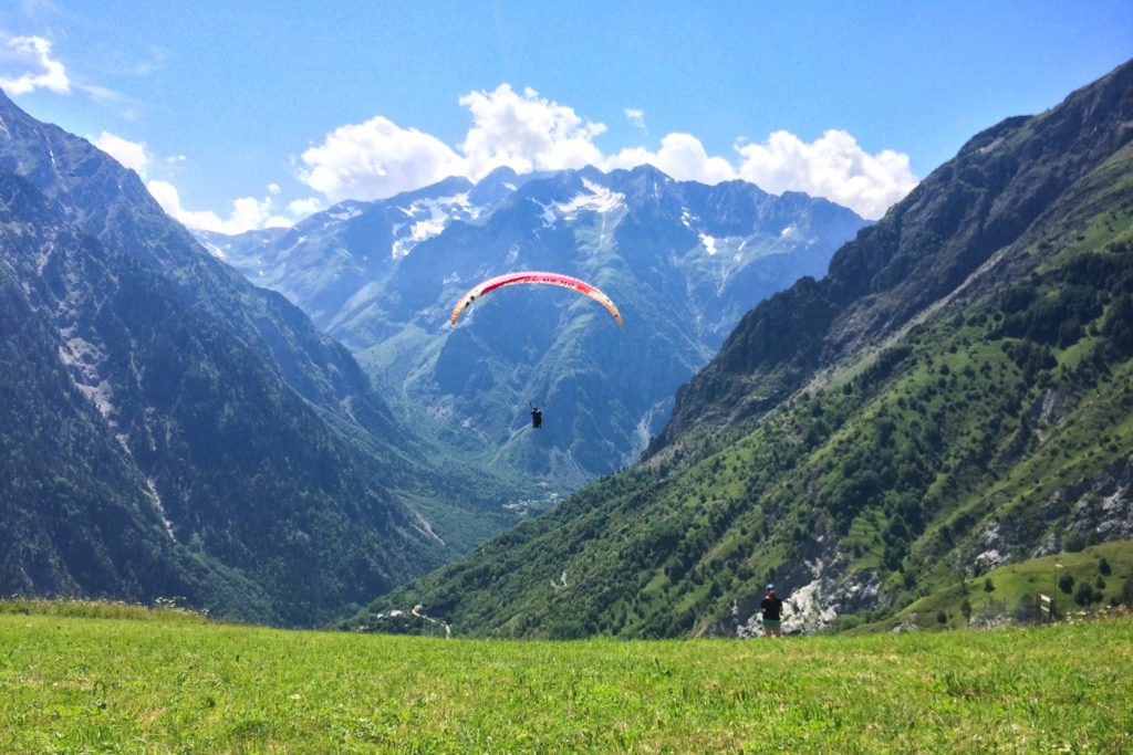 Les 2 Alpes - vol en parapente