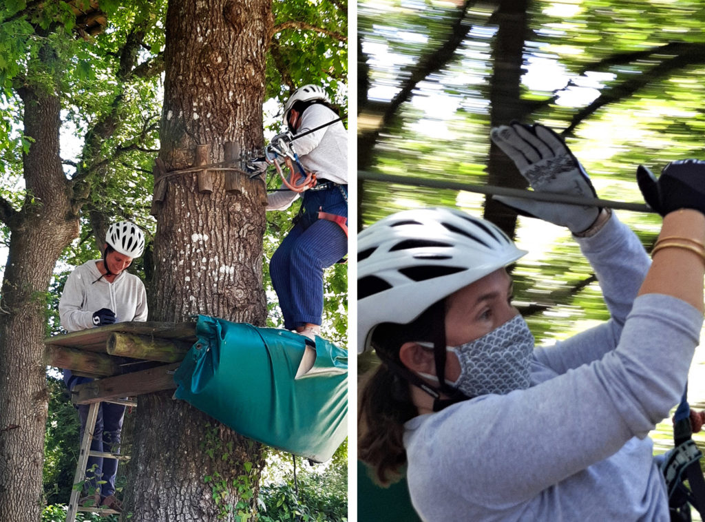 LA VÉLODYSSÉE - KARAEZ ADRÉNALINE à Carhaix : parcours aventure, tyroliennes