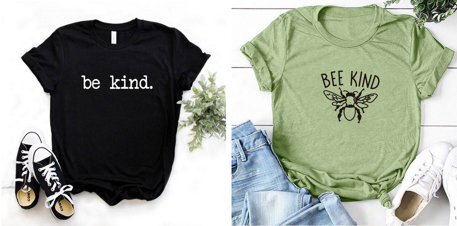 CRICUT MAKER - BE(E) KIND inspiration flex tshirts (via mercipourlechocolat.fr)