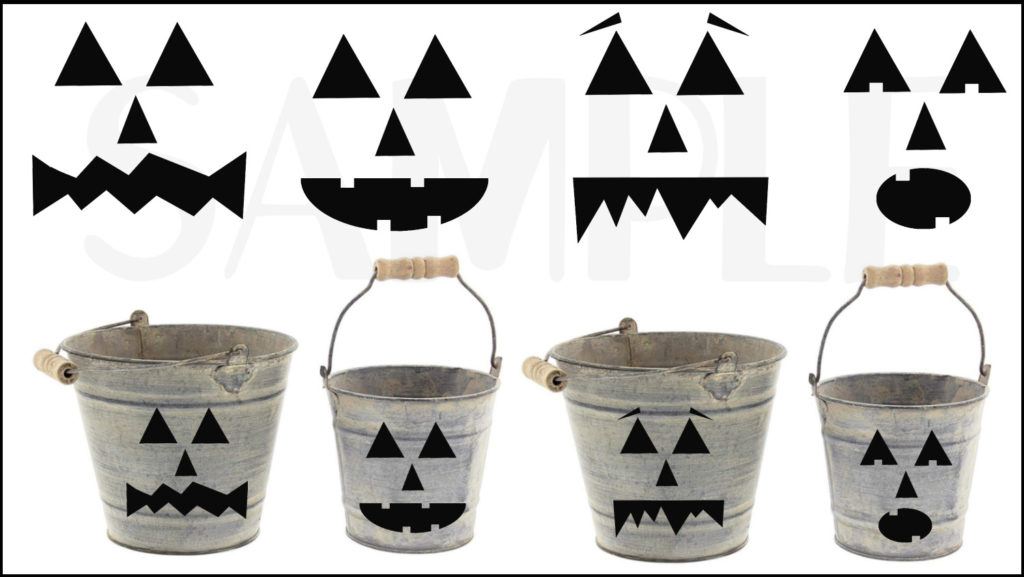 CRICUT MAKER - HALLOWEEN déco paper art Jack o Lantern faces DesignBundles (via mercipourlechocolat.fr)