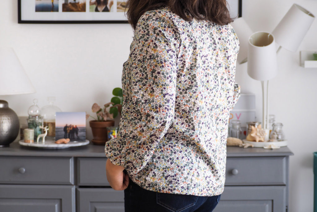 Couture facile - blouse en Liberty (patron Self Tissus via mercipourlechocolat)