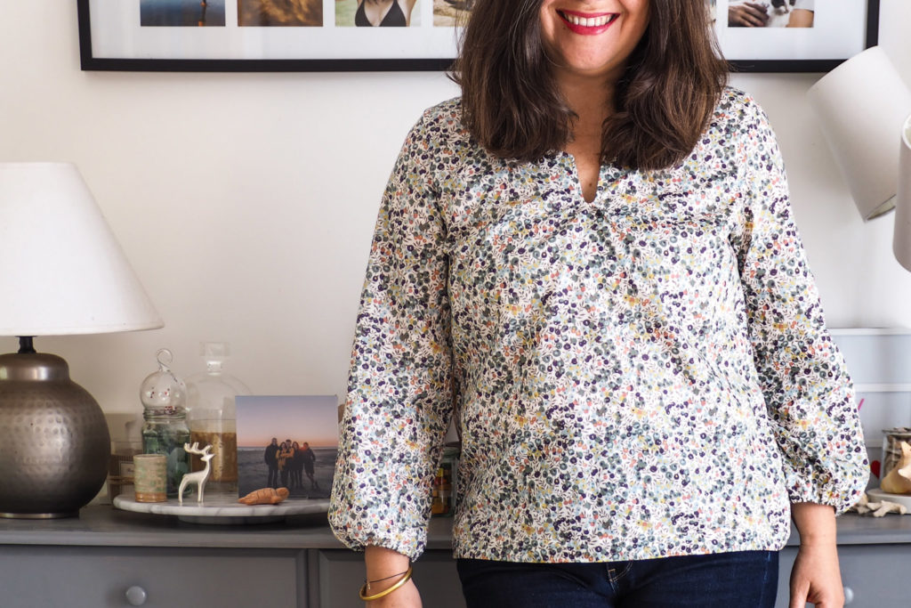 Couture facile - blouse en Liberty (patron Self Tissus via mercipourlechocolat)