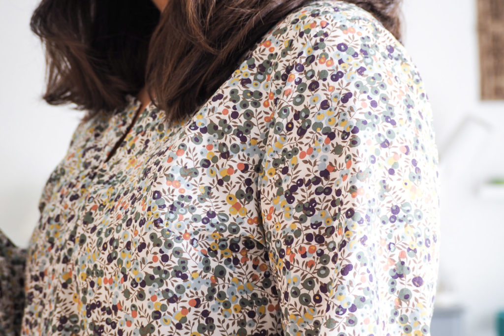 Couture facile - blouse en Liberty (patron Self Tissus via mercipourlechocolat)