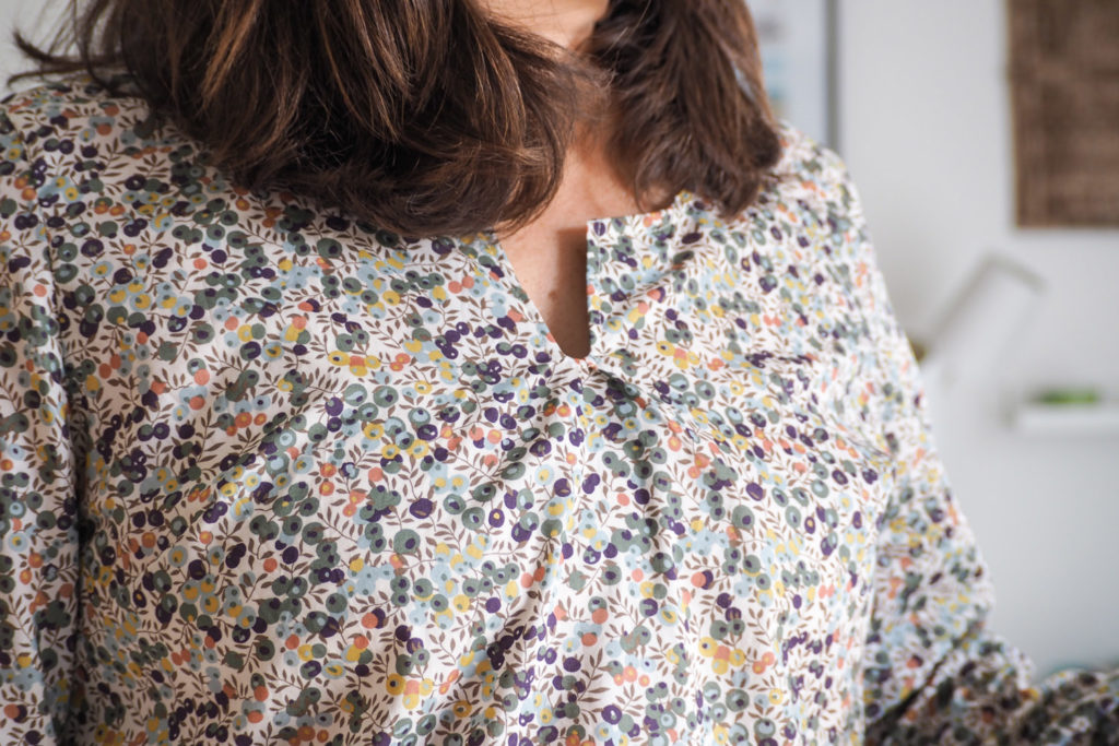 Couture facile - blouse en Liberty (patron Self Tissus via mercipourlechocolat)