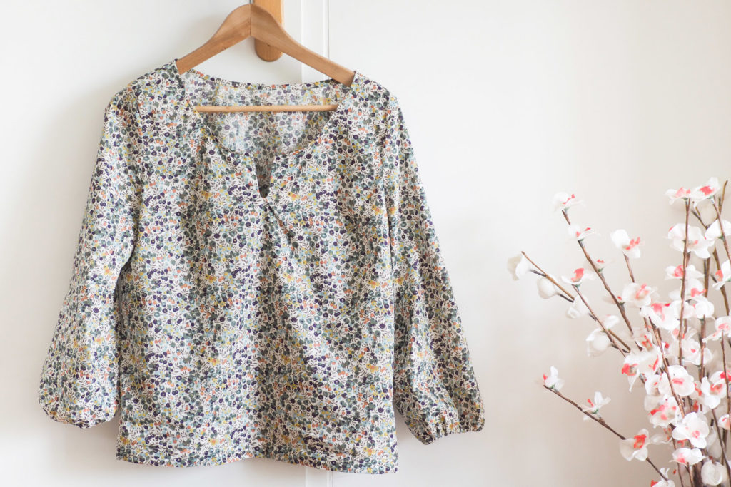 Couture facile - blouse en Liberty (patron Self Tissus via mercipourlechocolat)