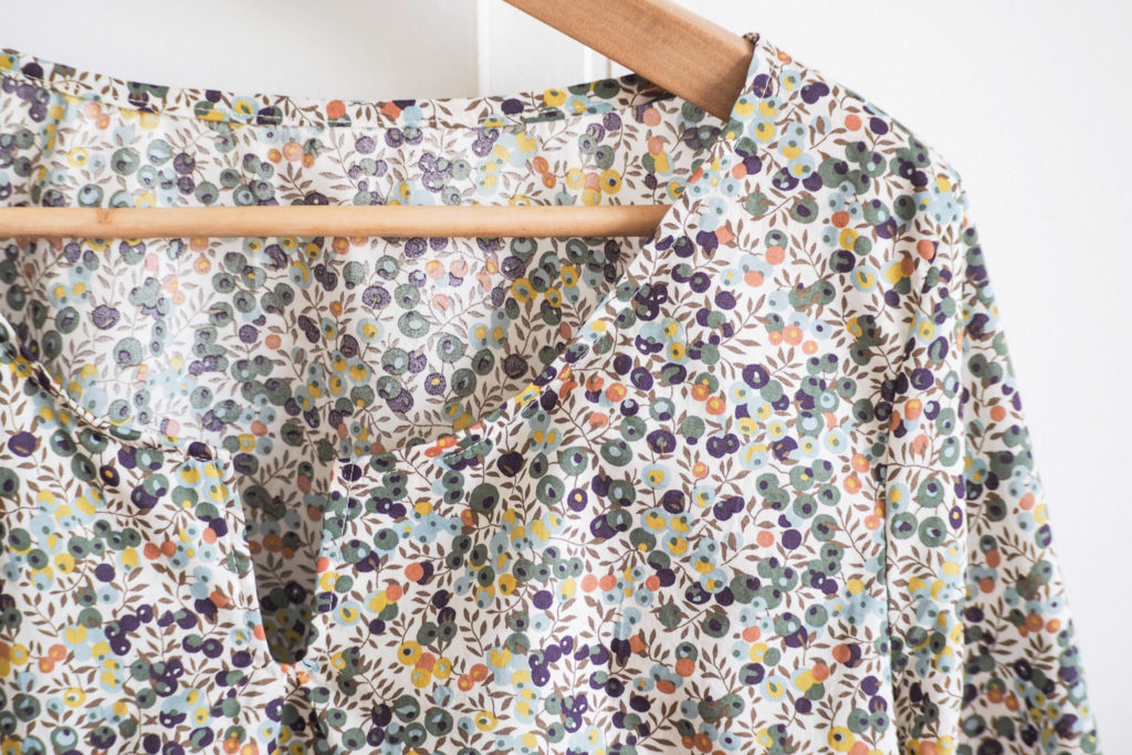 Couture facile - blouse en Liberty (patron Self Tissus via mercipourlechocolat)