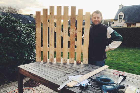 portillon jardin en bois de palettes