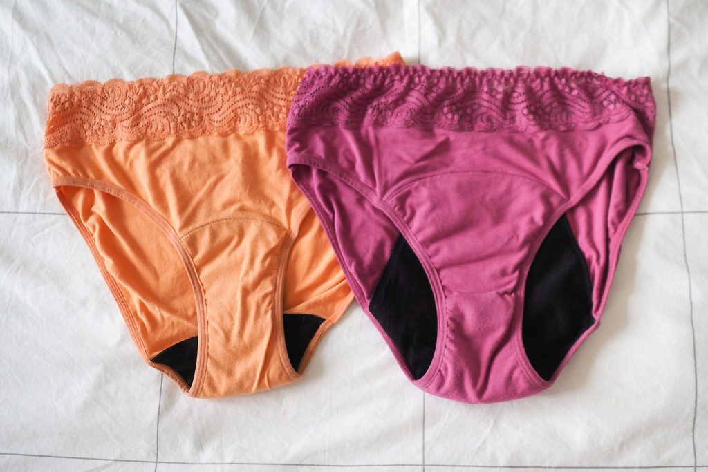Culottes menstruelles règles MODIBODI - couleur & dentelle