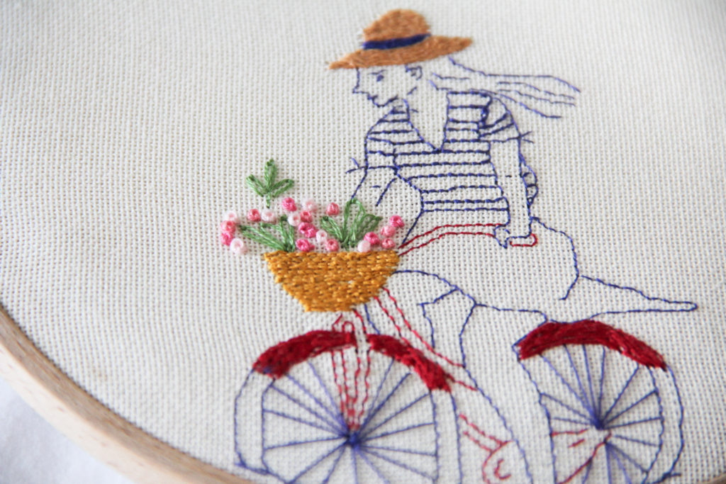 Ma première broderie - Enjoy the Ride (modèle Marion Romain)