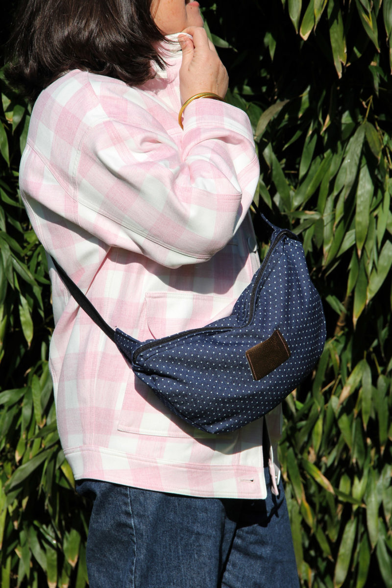 Couture - sac banane XL Chouette Kit en denim (via mercipourlechocolat.fr)