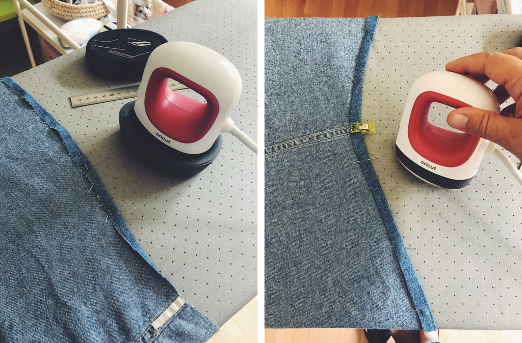 COUTURE UPCYCLING - retouche chemise en jeans levi's vintage