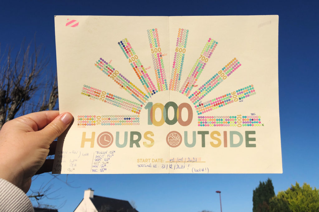 Mon défi 1000 heures dehors - #1000HOUTSIDE