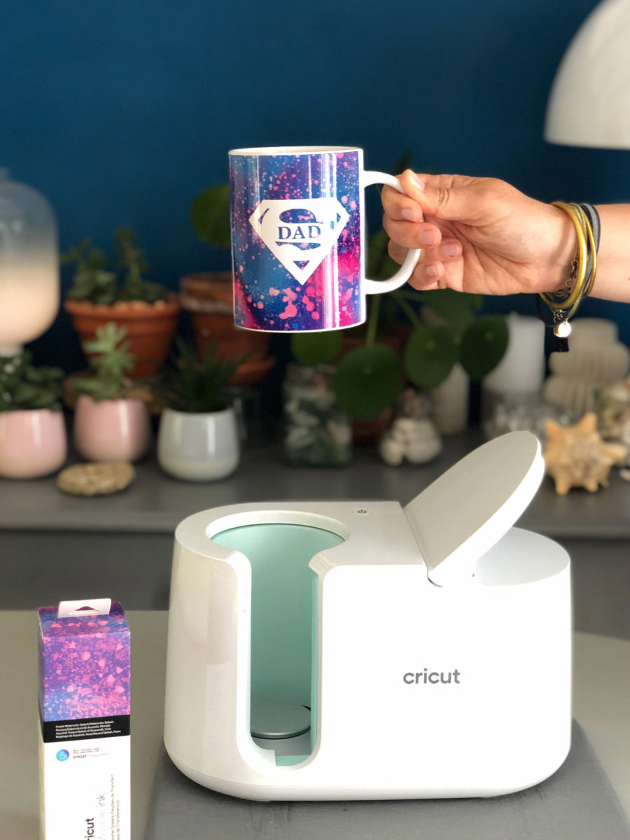 DIY - CRICUT MUG PRESS - tasse Super Dad pour la fête des pères