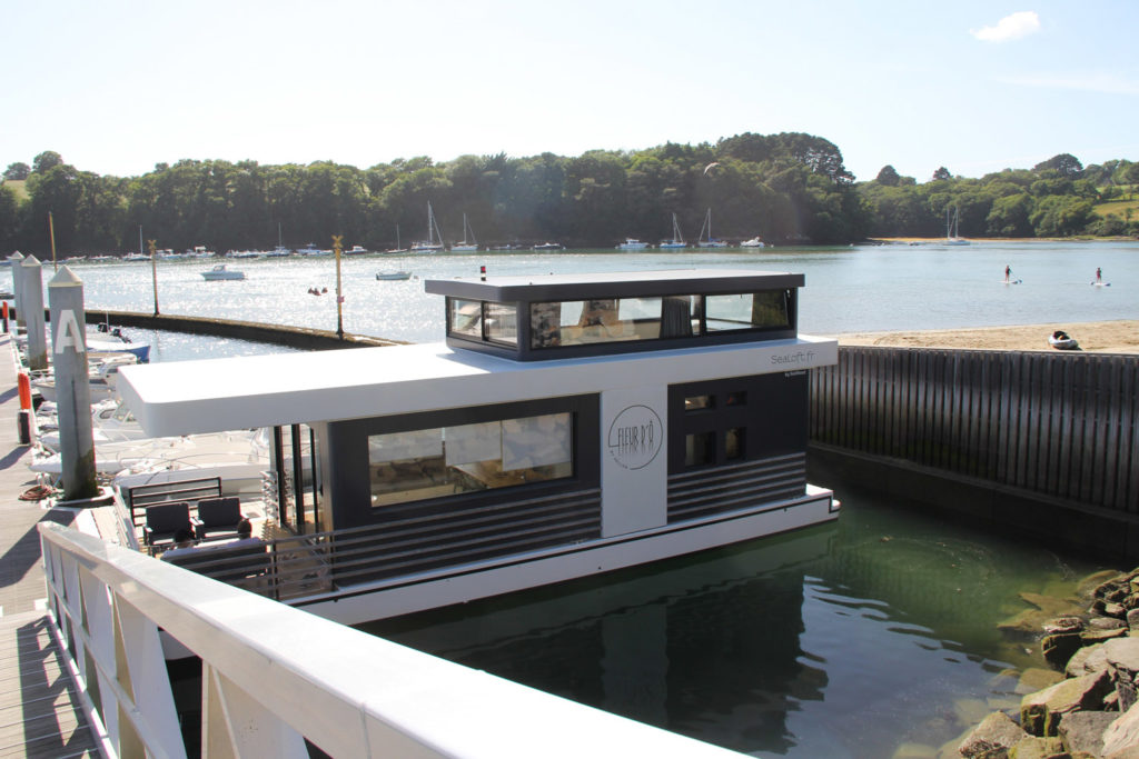 SELLOR - LODGE BOAT FLEUR D'Ô GUIDEL PLAGE - hébergement insolite sur l'eau