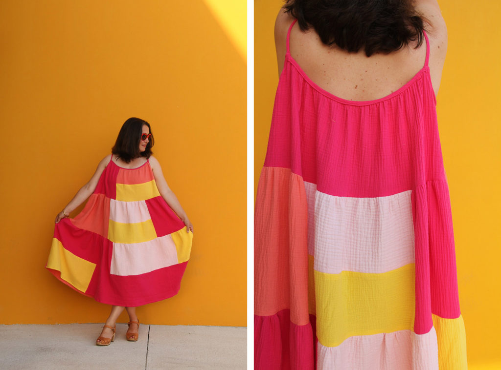 Couture - POLLY robe patchwork été Fibremood