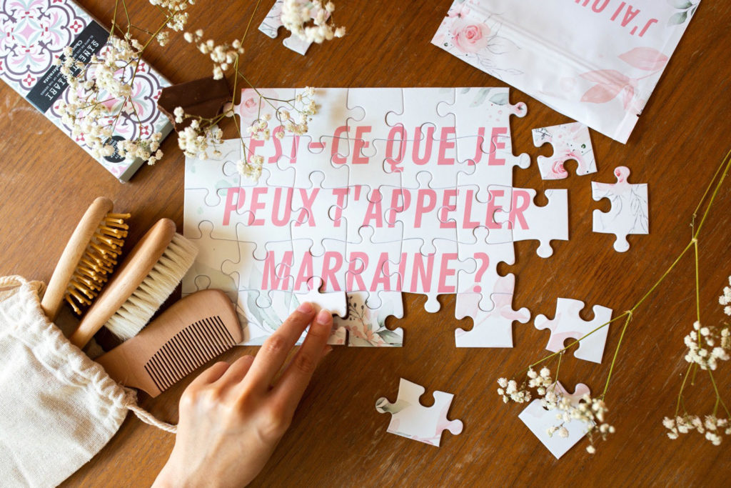 MIEUX QUE DES FLEURS - PUZZLE PERSONNALISÉ - CADEAU MARRAINE