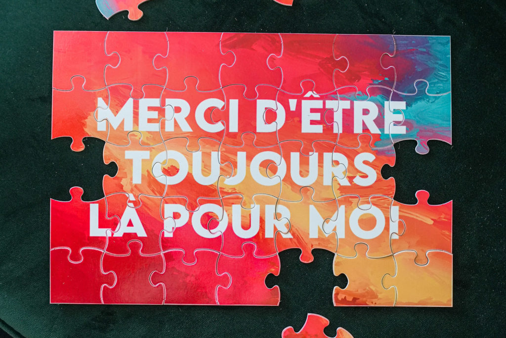 MIEUX QUE DES FLEURS - PUZZLE PERSONNALISÉ - CADEAU PARRAIN MARRAINE