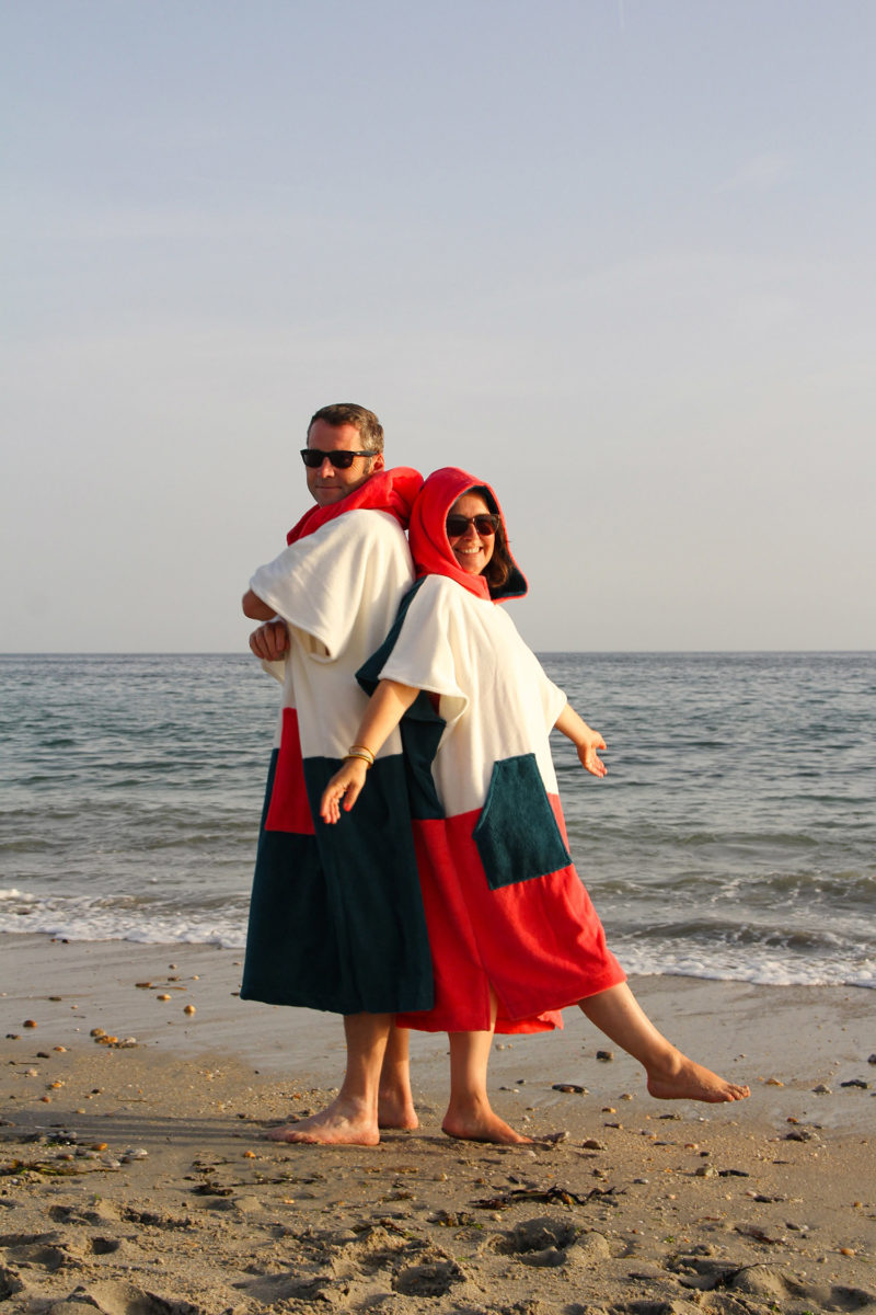 Couture - ponchos de bain ROMÉO Germains patron pour homme et femme - cousu main
