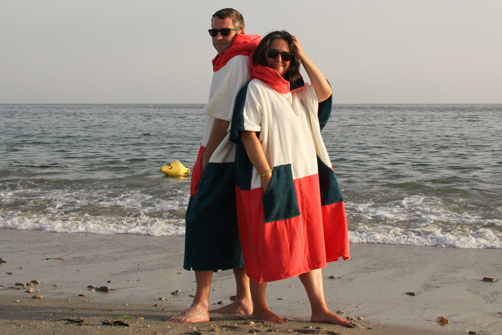 Couture - ponchos de bain ROMÉO Germains patron pour homme et femme - cousu main