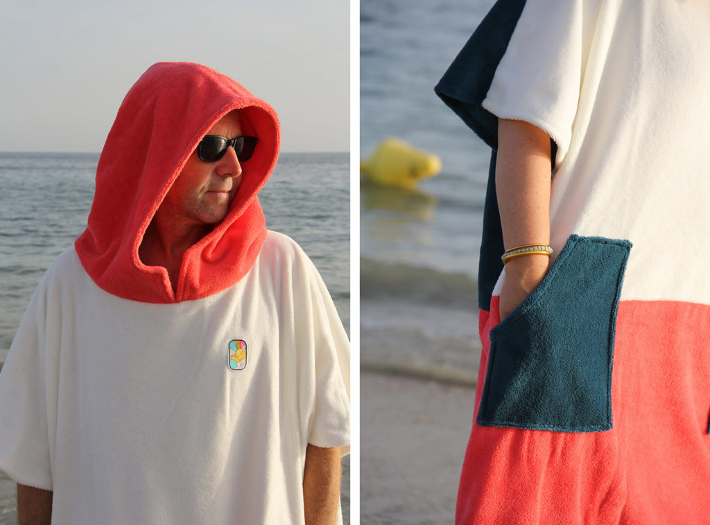 Couture - ponchos de bain ROMÉO Germains patron pour homme et femme - cousu main