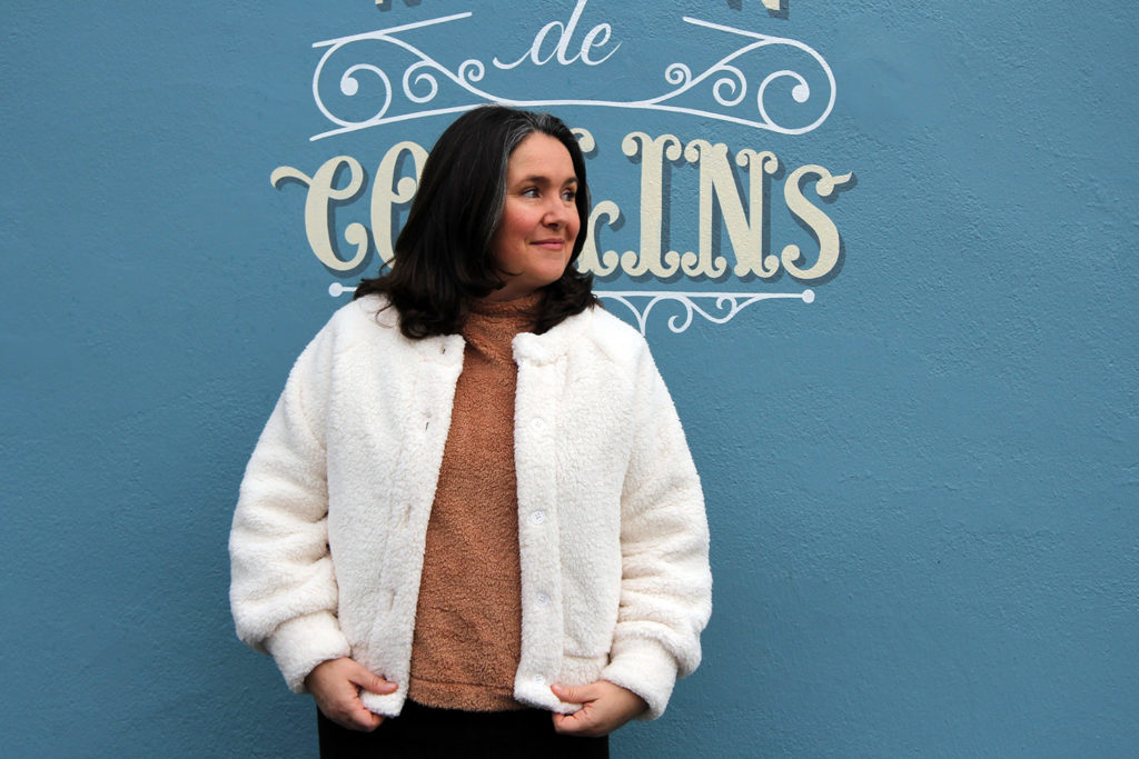 COUTURE - ensemble façon twin-set en moumoute - patrons DONNA & MONA FIBREMOOD - édition 27 spéciale Essentiels 3 - cousu main