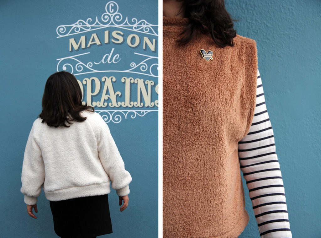 COUTURE - ensemble façon twin-set en moumoute - patrons DONNA & MONA FIBREMOOD - édition 27 spéciale Essentiels 3 - cousu main
