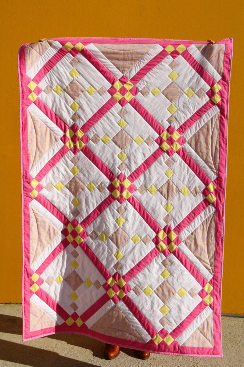 COUTURE PATCHWORK - mon premier quilt Malesherbes - patchwork moderne cousu main - www.mercipourlechocolat.fr / @mpchoco