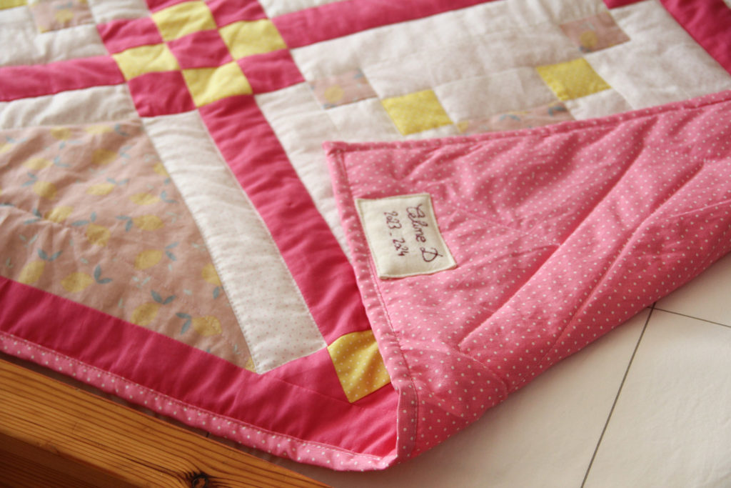 COUTURE PATCHWORK - mon premier quilt Malesherbes - patchwork moderne cousu main - www.mercipourlechocolat.fr / @mpchoco