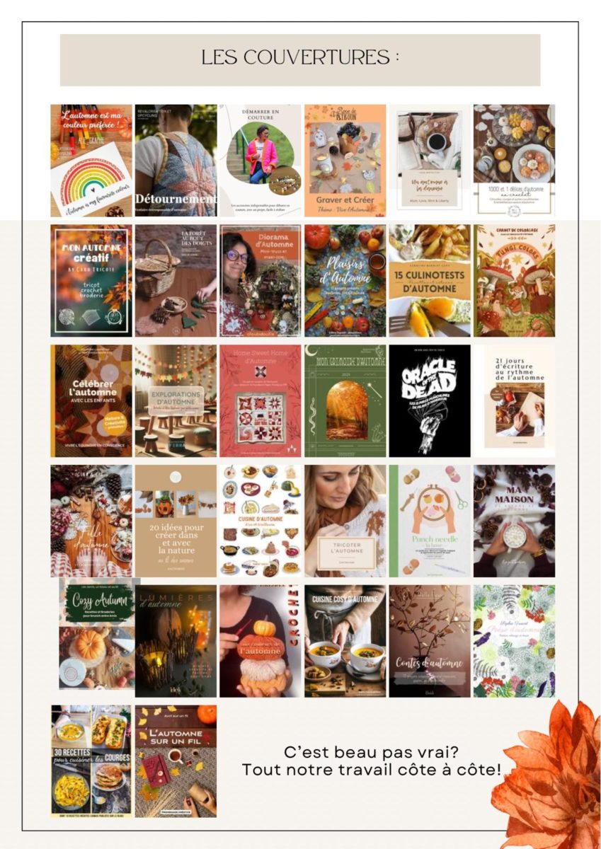 BUNDLE VIVE L'AUTOMNE - 32 EBOOKS CRÉATIFS ET GOURMANDS AU TOUT PETIT PRIX DE 22€, JUSQU'AU 29/09/2024