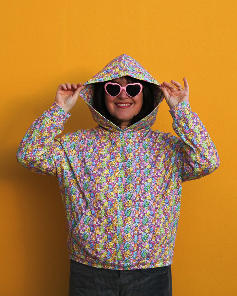 COUTURE - sweat FRIKKA FIBREMOOD cousu main - molleton léger BISOUNOURS exclusif MOTIF PERSONNEL