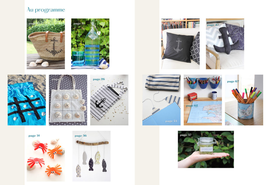MON NOUVEAU LIVRE NUMÉRIQUE : UN ÉTÉ CRÉATIF AU BORD DE L'EAU - DIY, COUTURE, BRODERIE, BRICOLAGES, JEUX